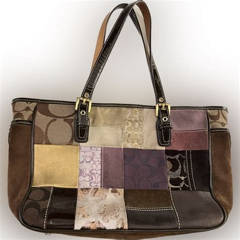 older coach patchwork purses.